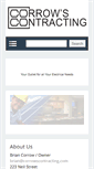 Mobile Screenshot of corrowscontracting.com